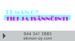 Jouko ja Pirjo-Riitta Ekman Oy logo
